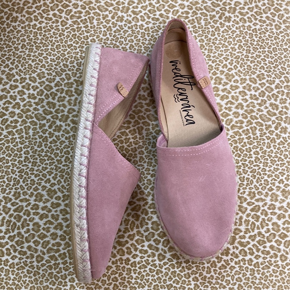 Mediterrarea pink suede shoes